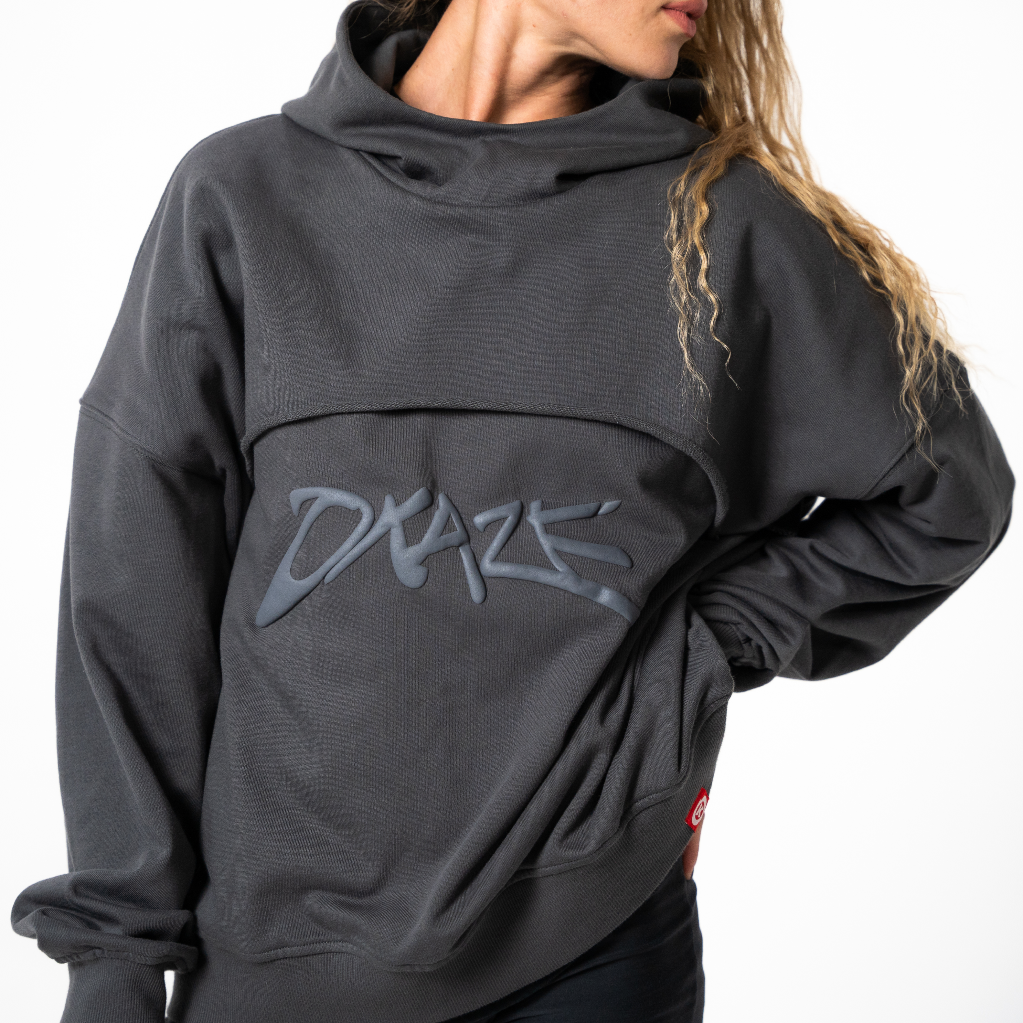 Oversized Gray Hoodie - hoodies XS OKAZE