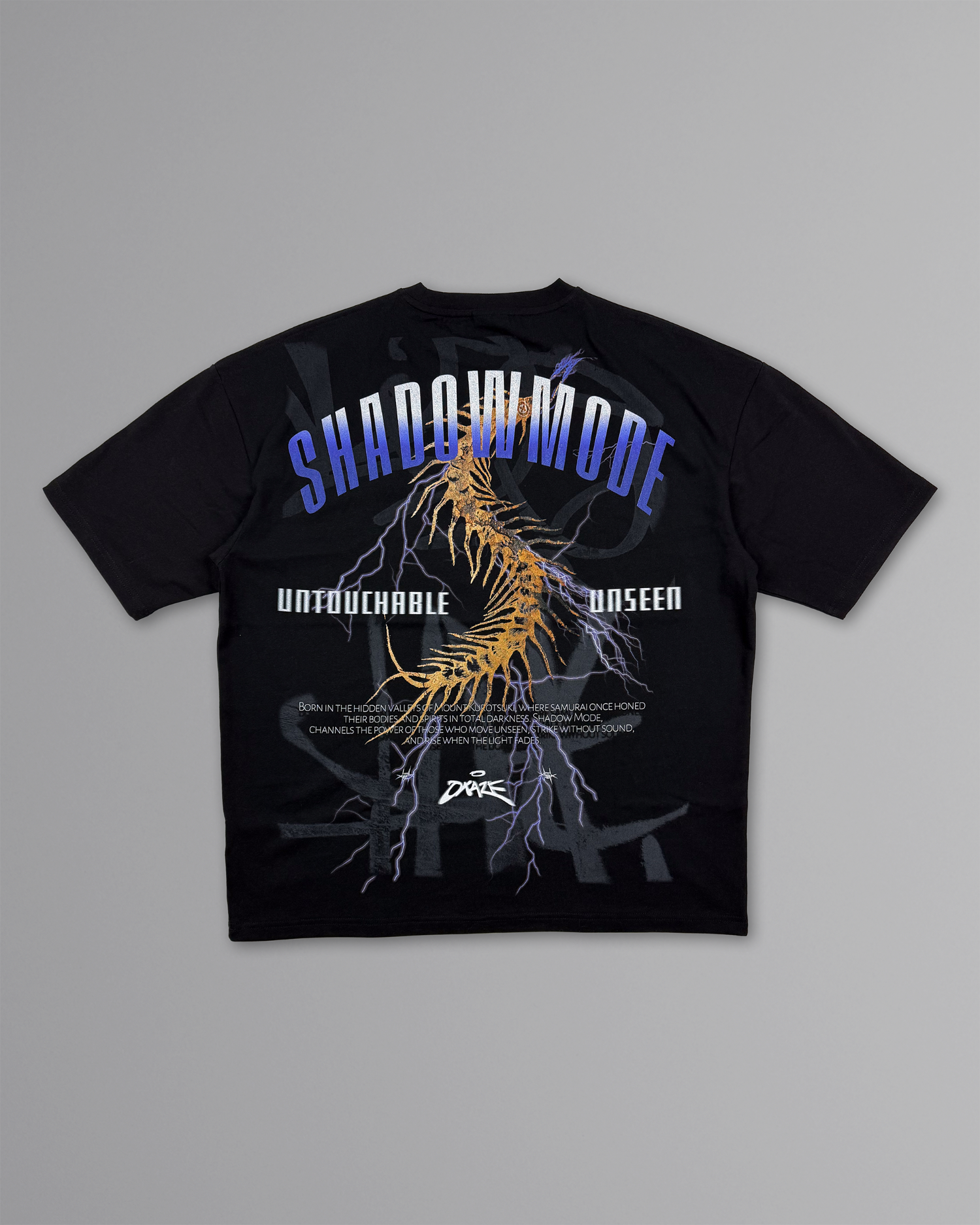 OVERSIZED SOUL VENOM TEE BLACK