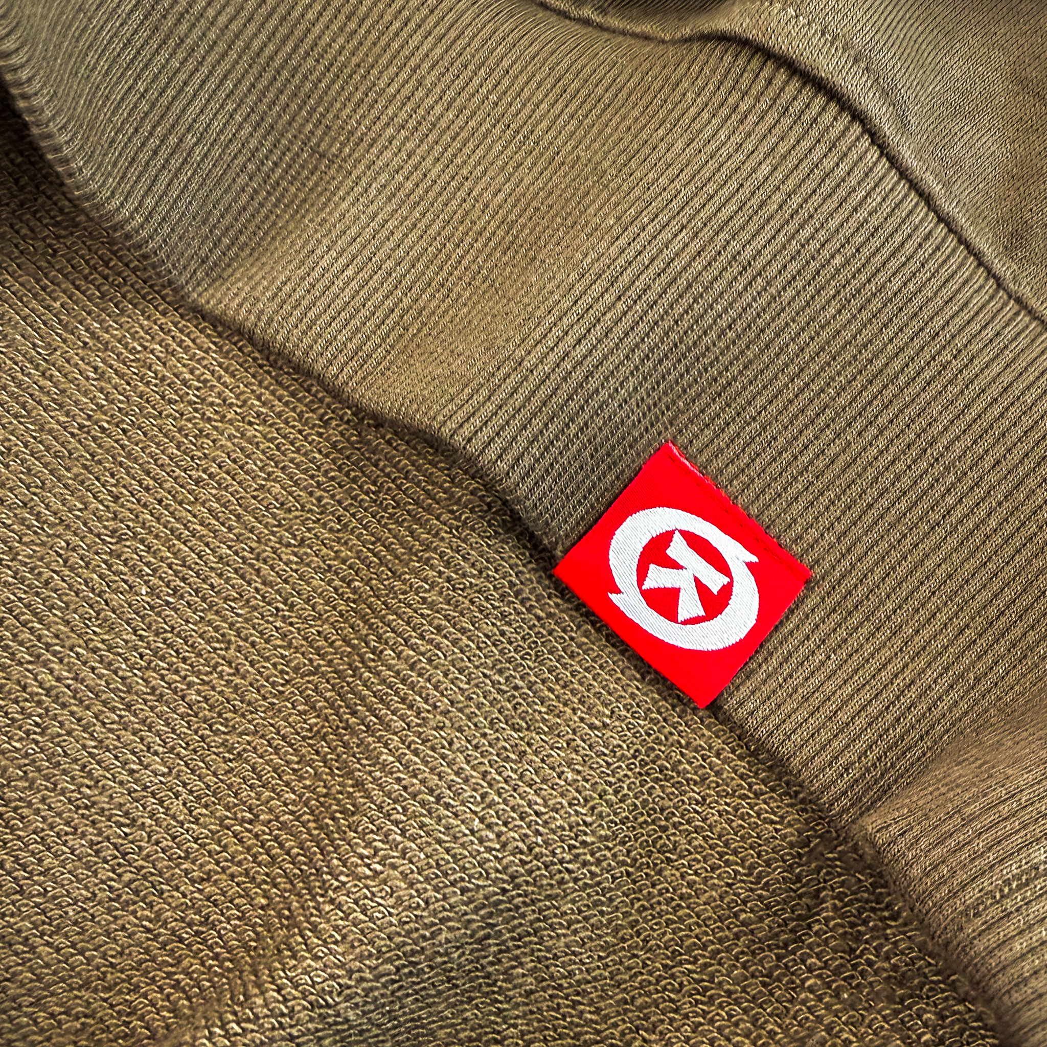 Oversized Khaki Hoodie - hoodies XS OKAZE