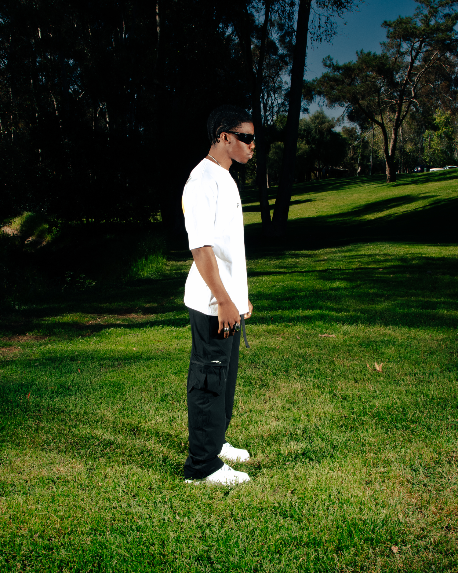 OVERSIZED FLAME LEGACY TEE WHITE